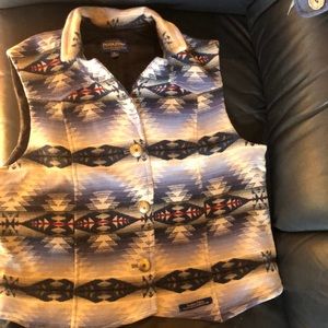 Woman’s Pendleton virgin wool vest.